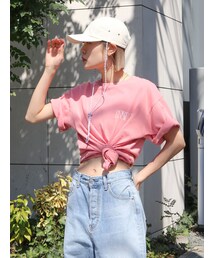 Ungrid | ニュアンスモチーフバックプリントTee(Tシャツ/カットソー)