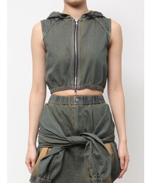 EMODA | SHORT BOX HOODIE T/T(タンクトップ)