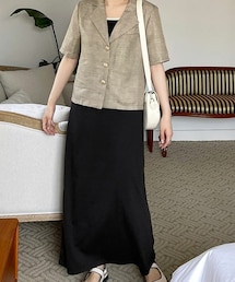 DHOLIC（ディーホリック）の「ウエストストリングマキシ丈スカート（スカート・レディース）」