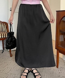 DHOLIC（ディーホリック）の「サテンイージースカート（スカート・レディース）」