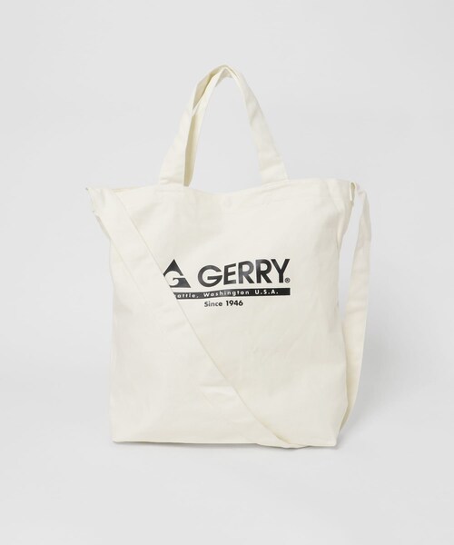 ITEMS URBANRESEARCH(アイテムズ アーバンリサーチ)の「GERRY 2way Tote Bag(トートバッグ・メンズ・BLK/OFF・-)」の1枚目の写真