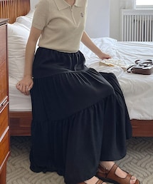 DHOLIC（ディーホリック）の「シフォンティアードスカート（スカート・レディース）」