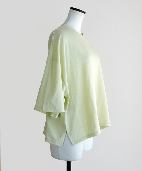 Marient（マリエント）の「コットンショートTEE（Tシャツ/カットソー・レディース・ホワイト/グリーン/ブラック・FREE）」の3枚目の写真