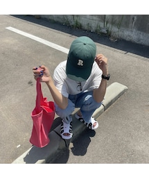 ロゴキャップ型自転車用ヘルメット(グリーン)