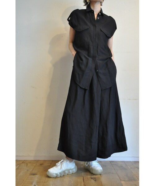 --（--）の「グルカワンピース（つなぎ/オールインワン・レディース・グリーン/ブラック・one）」の2枚目の写真