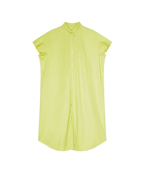 H-line Loose-fitting Cotton-poplin Shirt Dress