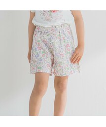 SLAP SLIP（スラップスリップ）の「綿麻リボン付き花柄プリントショートパンツ(90~130cm)（その他パンツ・キッズ）」