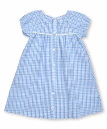 SLAP SLIP | 【お揃い】バッククロスパフスリーブチェック柄ワンピース(80~130cm)(ワンピース)