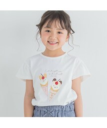SLAP SLIP | アニマルウサギアイスプリントTシャツ(80~130cm)(Tシャツ/カットソー)