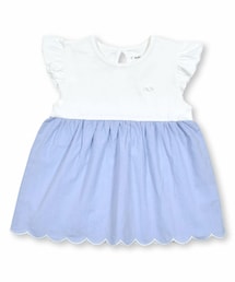 SLAP SLIP | ラメドビーストライプドットドッキングチュニック(80~130cm)(その他トップス)