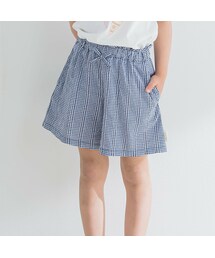 SLAP SLIP | レースチェック柄リボン付ショートパンツ(90~130cm)(その他パンツ)
