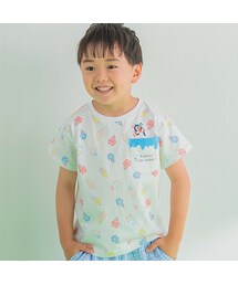 SLAP SLIP（スラップスリップ）の「【お揃い】アイス総柄半袖Tシャツ(80~120cm)（Tシャツ/カットソー・キッズ）」