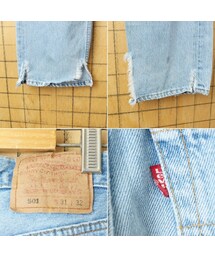 4.28 USA製 リーバイス 501xx デニム ジーンズ ブルーW31L33 40s LEVIS 501XX ONE SIDE TAB MODEL W33L33 - MATIN, VINTAGE