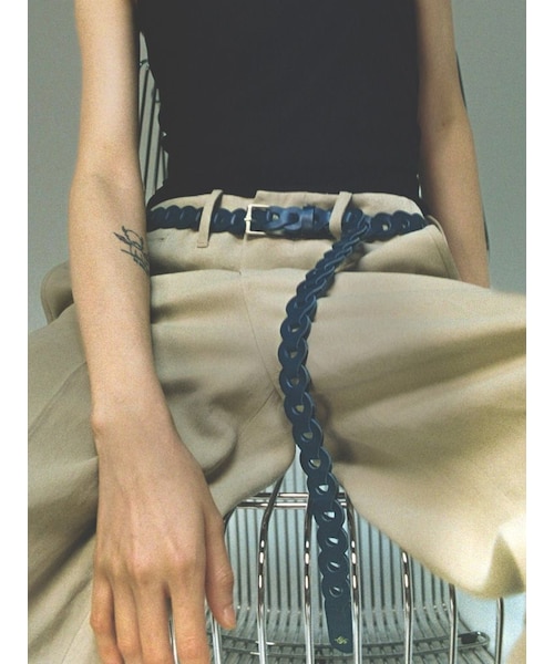 リドム　ライフ　レザーチェーンベルト　SIENNA Llife CHAIN LIDNM / Llife ONLINE STORE / Llife LEATHER CHAIN BELT
