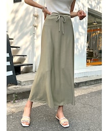 DHOLIC（ディーホリック）の「ドローストリングイージーフレアスカート（スカート・レディース）」