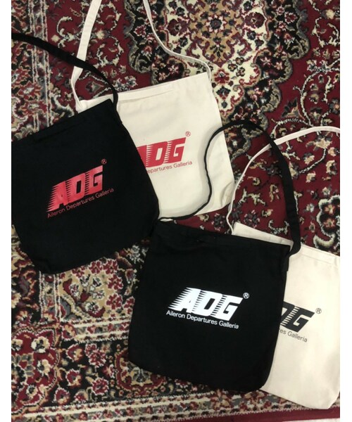 A.D.G（エーディージー）の「(全2色)"ADG" DASH-LOGO 3WAY BAG (natural)（ショルダーバッグ・レディース・ホワイト・FREE）」の9枚目の写真