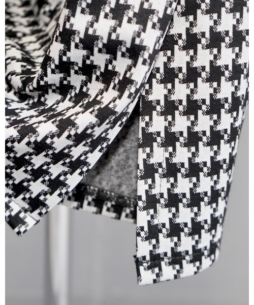 A.D.G（エーディージー）の「Houndstooth Slit Flare Pants（その他パンツ・レディース・ブラック・FREE）」の5枚目の写真