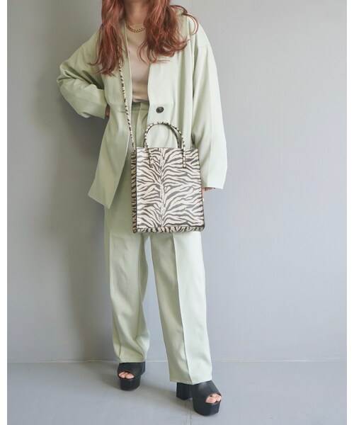 A.D.G（エーディージー）の「Balloon Sleeve Rib Tops (Light Beige)（その他トップス・レディース・ベージュ・FREE）」の3枚目の写真