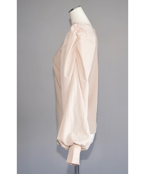 A.D.G（エーディージー）の「Balloon Sleeve Rib Tops (Light Beige)（その他トップス・レディース・ベージュ・FREE）」の7枚目の写真