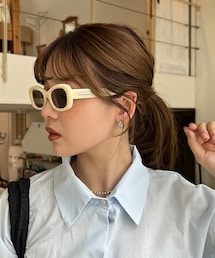 DHOLIC | ケース付きオーバルサングラス(サングラス)