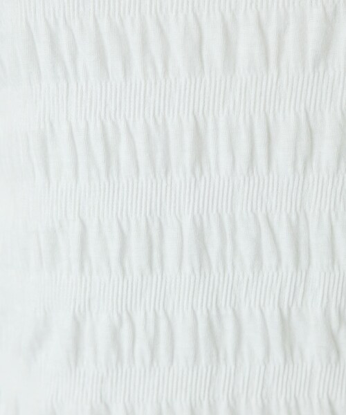 SIWEM（シウム）の「RUCHED SLEEVELESS TOPS（Tシャツ/カットソー・レディース・ホワイト・F）」の11枚目の写真