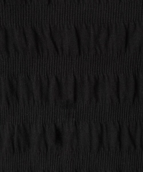SIWEM(シウム)の「RUCHED SLEEVELESS TOPS(Tシャツ/カットソー・レディース・ブラック・F)」の12枚目の写真