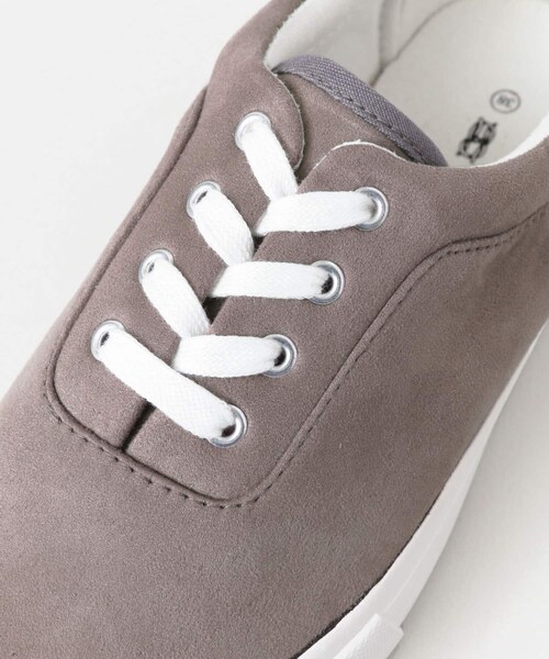 RODE SKO（ロデスコ）の「BO スエード調レースアップスニーカー∴（スニーカー・レディース・SALMON/WHITE/GREIGE・36/37/38）」の12枚目の写真