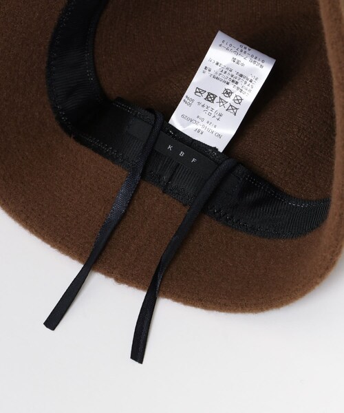 KBF（ケイビーエフ）の「シャギーベルHAT（ハット・レディース・BLACK/YEL BEIGE/BROWN・one）」の16枚目の写真