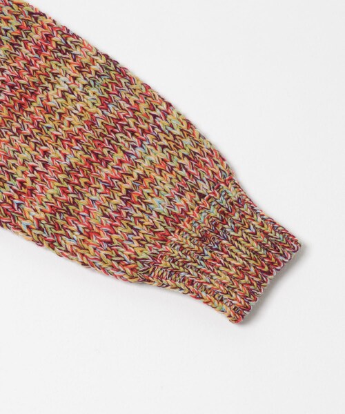 THE GOODLAND MARKET（ザグッドランドマーケット）の「米富繊維　COLORMIX BIG TENJIKU P/O（ニット/セーター・レディース・NAVY/RED・FREE）」の18枚目の写真