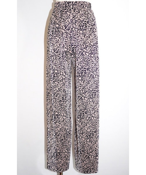 A.D.G（エーディージー）の「Leopard Shiny Pleats Wide Pants (beige)（その他パンツ・レディース・ベージュ・FREE）」の7枚目の写真