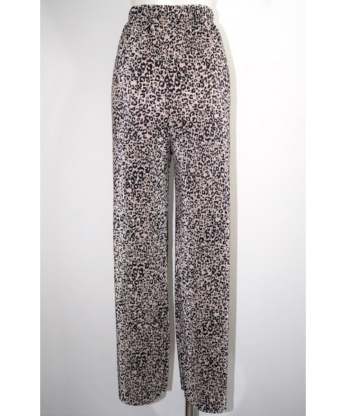 A.D.G（エーディージー）の「Leopard Shiny Pleats Wide Pants (beige)（その他パンツ・レディース・ベージュ・FREE）」の9枚目の写真