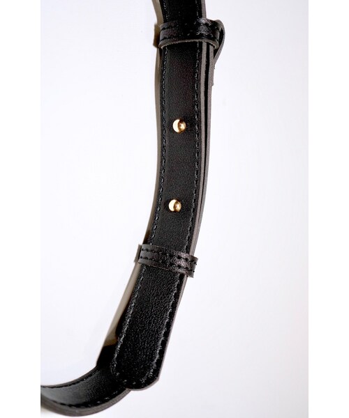 A.D.G（エーディージー）の「Cross Belted Square Shoulder Bag（ショルダーバッグ・レディース・ブラック・FREE）」の9枚目の写真