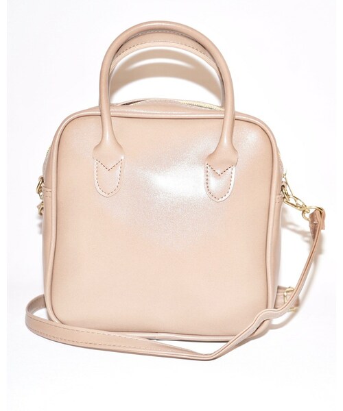 A.D.G（エーディージー）の「Handle&Shoulder 2way Square Bag (beige)（ショルダーバッグ・レディース・ベージュ・FREE）」の5枚目の写真