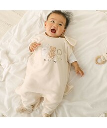 SLAP SLIP BABY | アニマルモチーフクマウサギフリーススリーパーベビー(ベビーパジャマ/スリーパー)