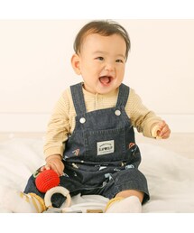 SLAP SLIP BABY | アニマルプリントデニムツイルサロペットベビー(70~80cm)(その他ベビーウェア)