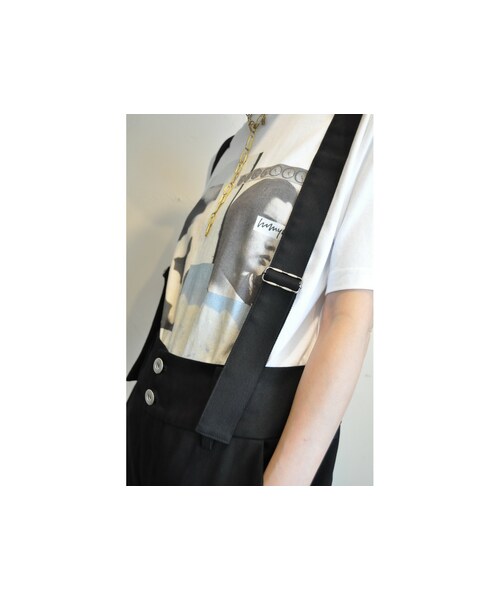 --（--）の「サスペンダーパンツ（その他パンツ・レディース・イエロー/グリーン/ホワイト/ブラック・one）」の3枚目の写真