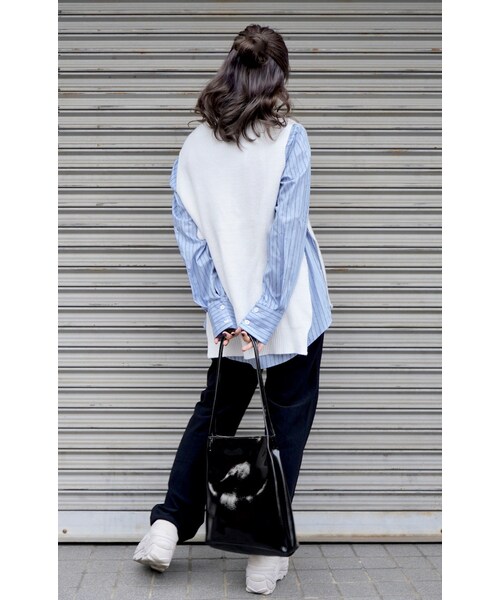 A.D.G（エーディージー）の「High Waist Stretch Pants（BLACK）（その他パンツ・レディース・ブラック・FREE）」の2枚目の写真