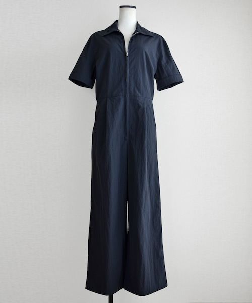 Marient(マリエント)の「ジップジャンプスーツ(つなぎ/オールインワン・レディース・グレー/ブルー・FREE)」の2枚目の写真