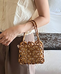 DHOLIC | ウッドビーズバッグ(トートバッグ)