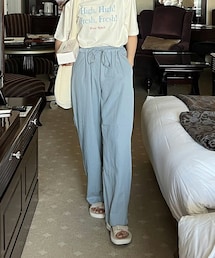 ストリングリラックスパンツ