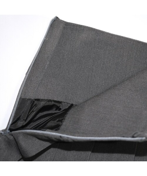 A.D.G（エーディージー）の「Double Belted Box Pleats Mini Skirt (grey)（スカート・レディース・グレー・FREE）」の12枚目の写真