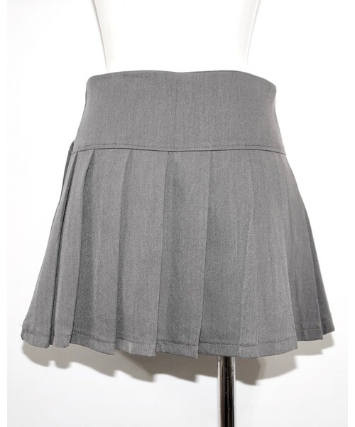 A.D.G（エーディージー）の「Double Belted Box Pleats Mini Skirt (grey)（スカート・レディース・グレー・FREE）」の14枚目の写真