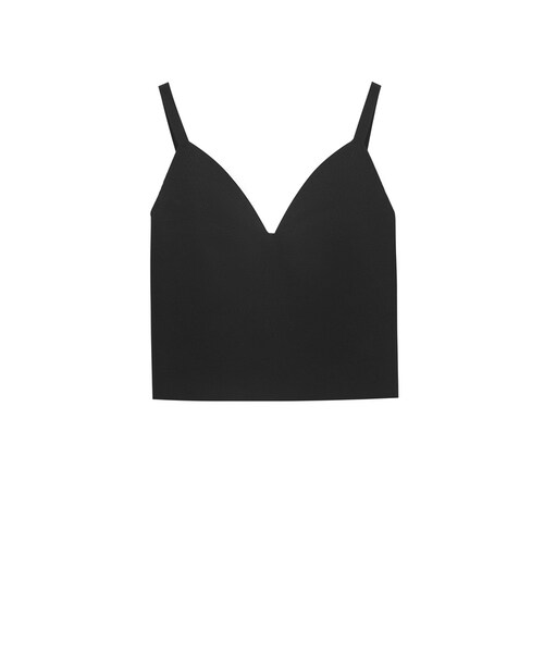 JNBY(ジェーエヌビーワイ)の「Skin-friendly Rayon-blend Knitted Cami Top(ニット/セーター・レディース・ブラック/グレー/グリーン・36/38/40)」の1枚目の写真