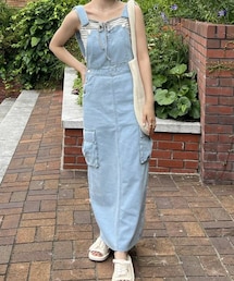 DHOLIC | デニムジャンパースカート(サロペット/オーバーオール)