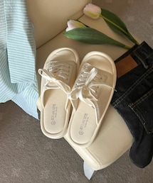 DHOLIC（ディーホリック）の「レースアップスリッパサンダル（サンダル）」