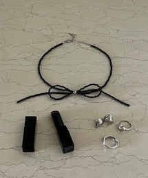 DHOLIC | ビーズリボンネックレス(ネックレス)