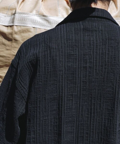 shiun（シウン）の「BULGARIAN PAJAMA SHIRT（シャツ/ブラウス・メンズ・ブラック・XS/S/M）」の8枚目の写真