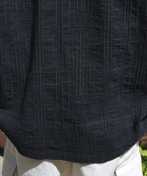 shiun（シウン）の「BULGARIAN PAJAMA SHIRT（シャツ/ブラウス・メンズ・ブラック・XS/S/M）」の10枚目の写真