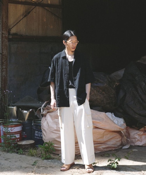 HARING　PAJAMAシャツ　ブラウン HARING PAJAMAシャツ ブラウン - メルカリ
