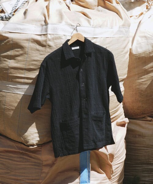 shiun（シウン）の「BULGARIAN PAJAMA SHIRT（シャツ/ブラウス・メンズ・ブラック・XS/S/M）」の17枚目の写真